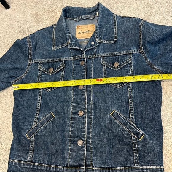 Levi's blue denim jean jacket Sz S - Picture 7 of 9